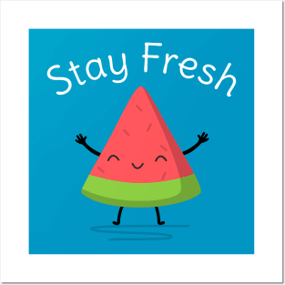 Cute and Kawaii Watermelon T-Shirt Posters and Art